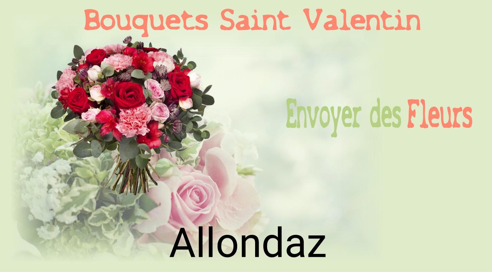 Roses de Saint-Valentin livrées à Allondaz